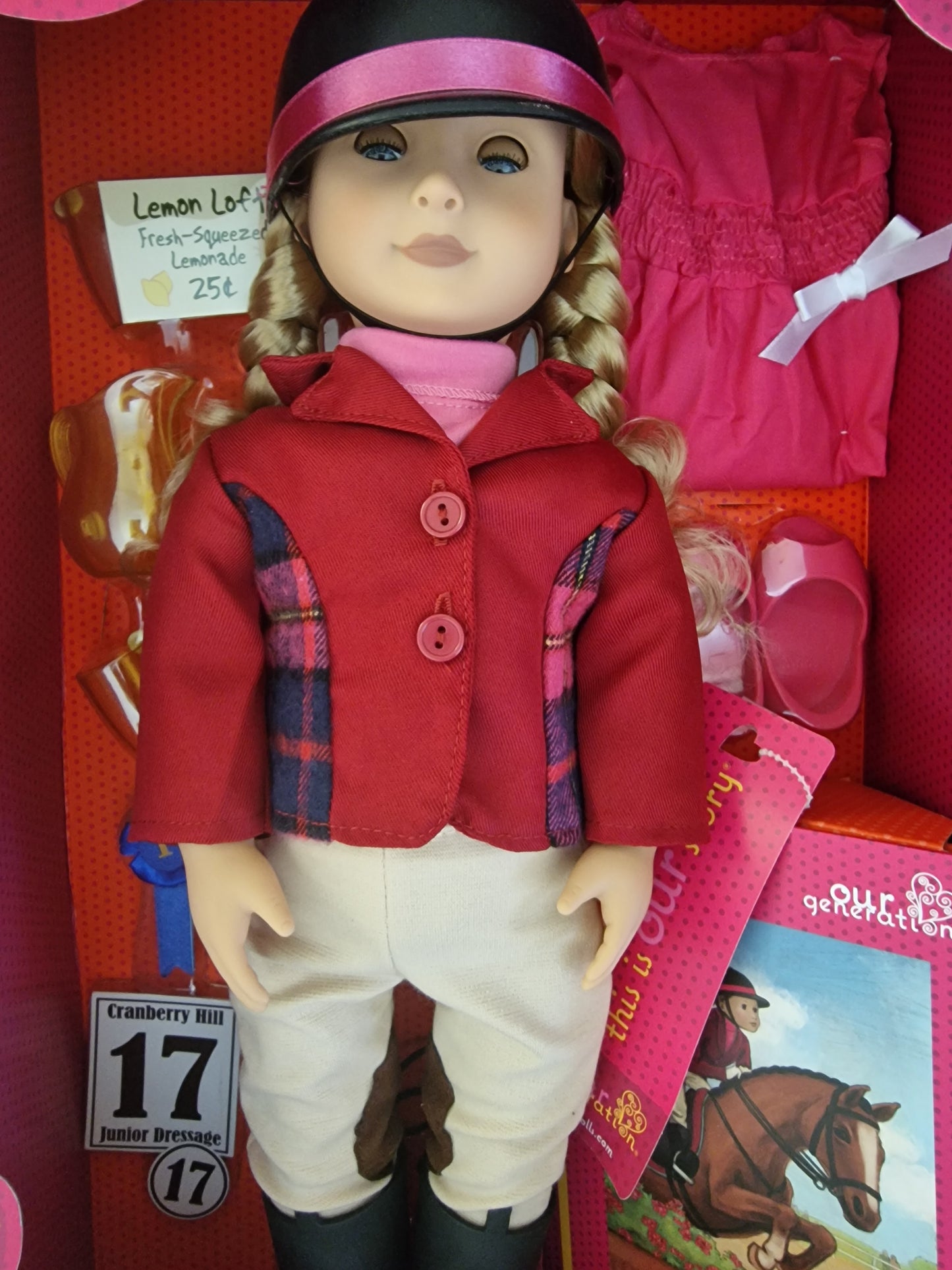 Naše generace Lily Anna panenka Deluxe s knihou