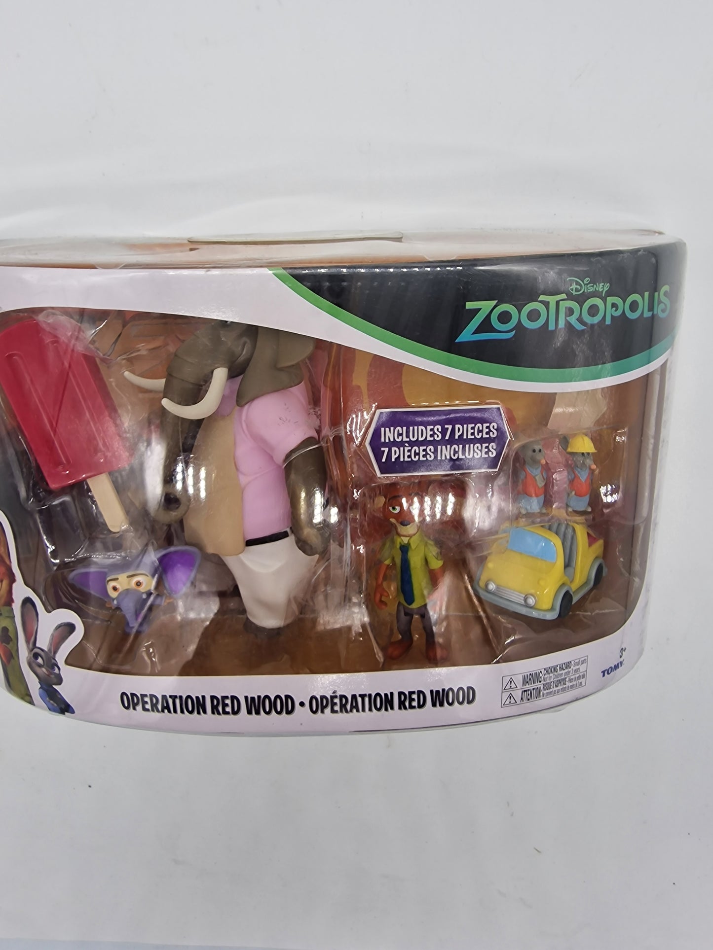 Disney Zootropolis Operation Red Wood 7 Piece Action Figure Set