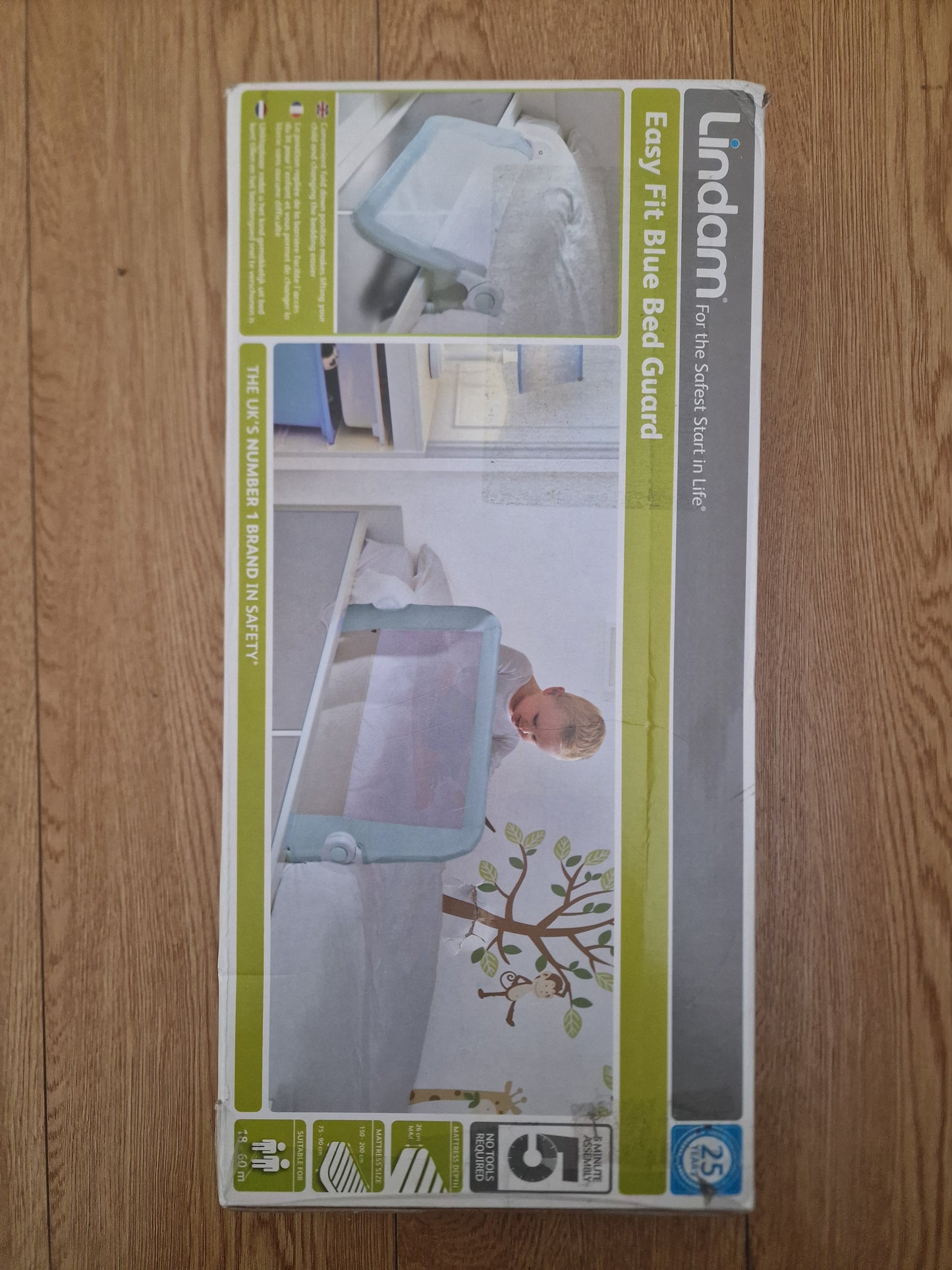 Lindam Easy Fit Baby Blue Bed Guard