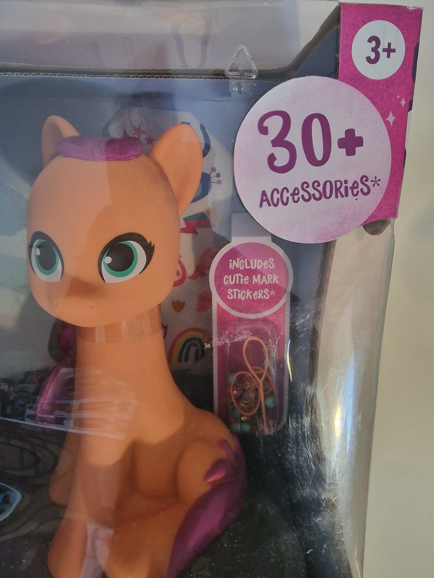 My Little Pony Style & Groom Sunny Starscout Styling Head - 30+ Accessories