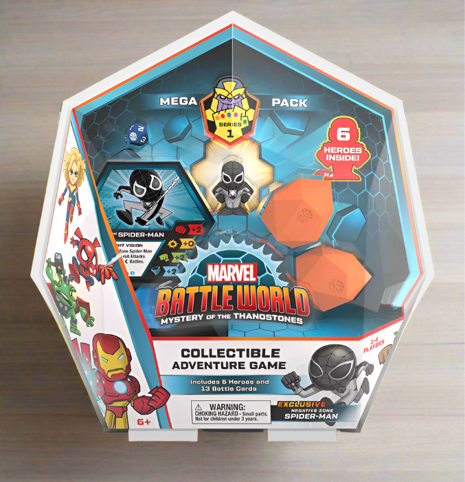 Marvel Battle World Mystery Of The Thanostones 6 hrdinů a 13 bojových karet