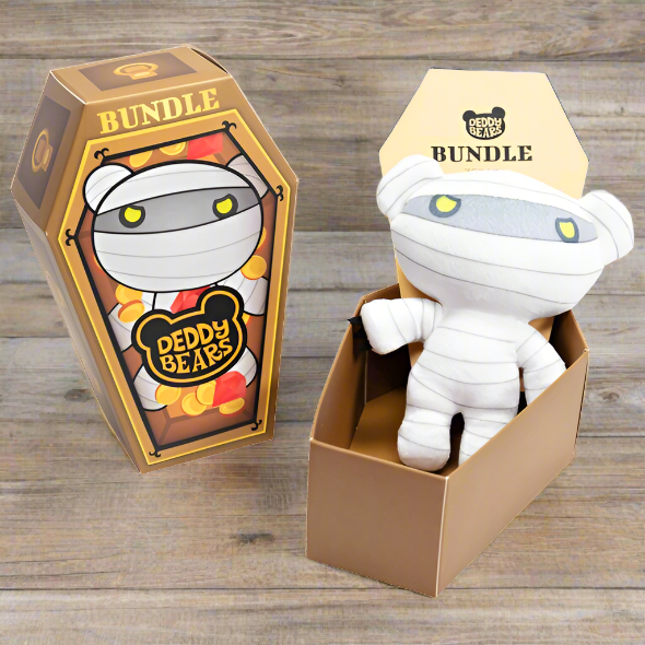 Deddy Bear Plush 13cm Coffin Bundle