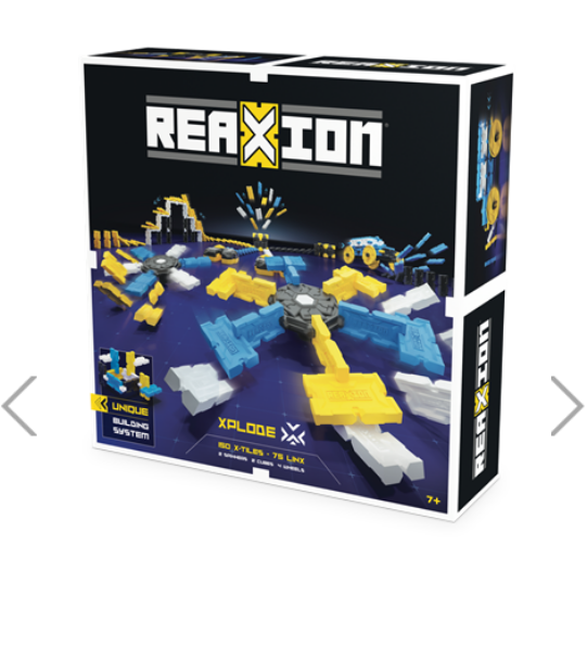 Xplode Reaxion Domino Run Construction Kit 123 Pieces By Goliath