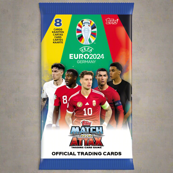 Topps Match Attax Euro 2024 Football Trading Card Pack