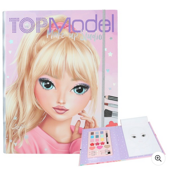 TOPModel Make-Up Palette Colouring Pages Creative Studio