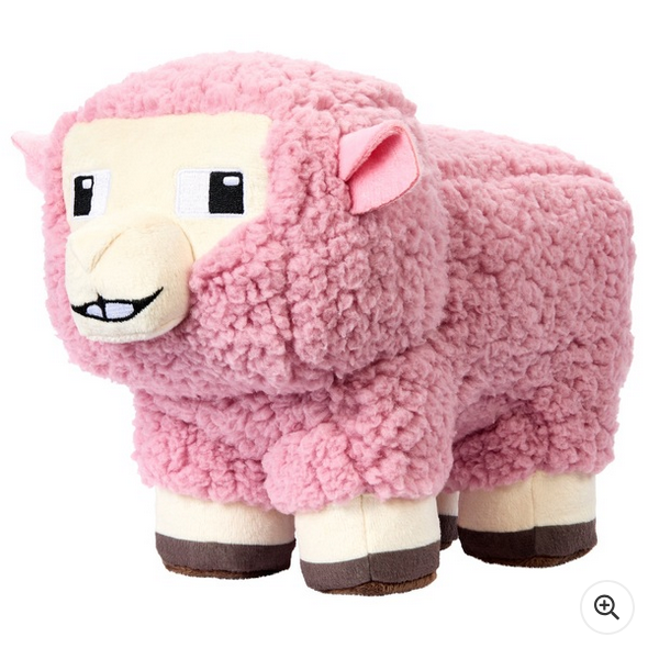 Minecraft Movie Plush Pink Sheep 20cm