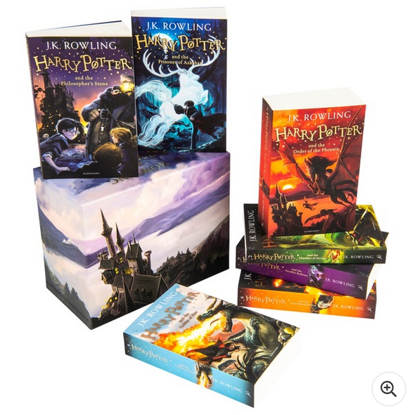 Harry Potter 7 Book Box Set Complete Collection In English