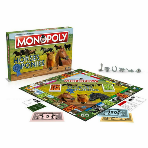 Monopoly Horses and Ponies Edition Family Board Game