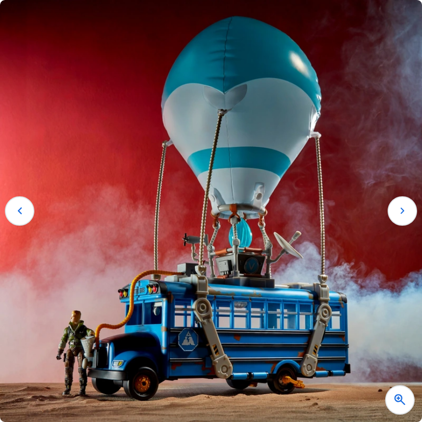 Fortnite Battle Bus with Jonesy Figure