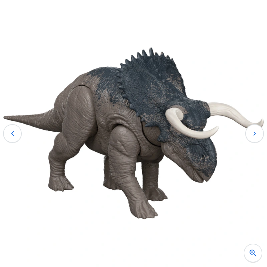 Jurassic World Rebirth Wild Roar Dinosaur Action Figure Nasutoceratops