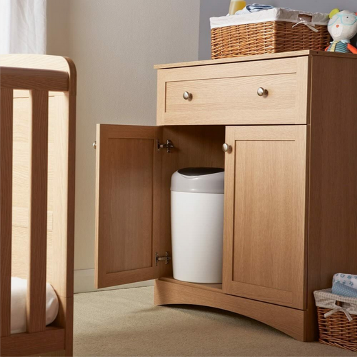 Tommee Tippee Simplee Sangenic Nappy Disposal Bin Grey