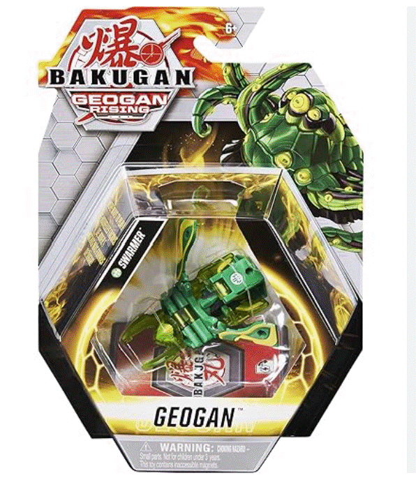 Geogan Rising Green Sluggler With Cards Figure