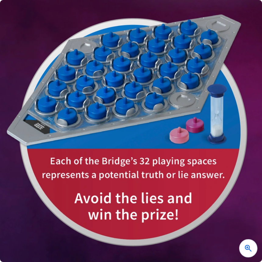 Bridge of Lies Board Game – New / Complete – Family Trivia Game – Ages 10+