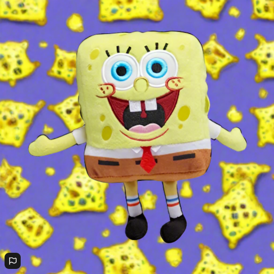 SpongeBob SquarePants Mini Plush 6 Inch Plush Spongebob Happy Expression