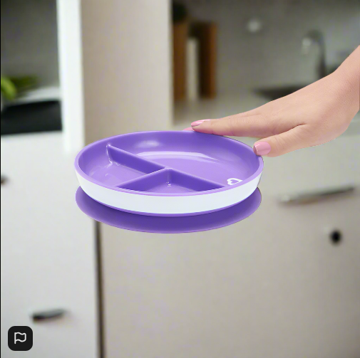 Munchkin Stay Put Suction Plate Purple