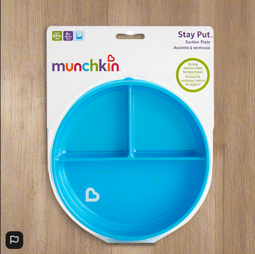 Munchkin Stay Put Suction Plate Blue
