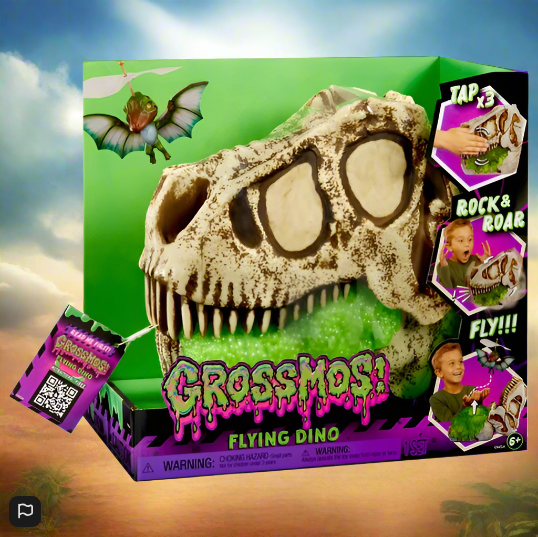 GrossMos Flying Dinosaur Green Playset