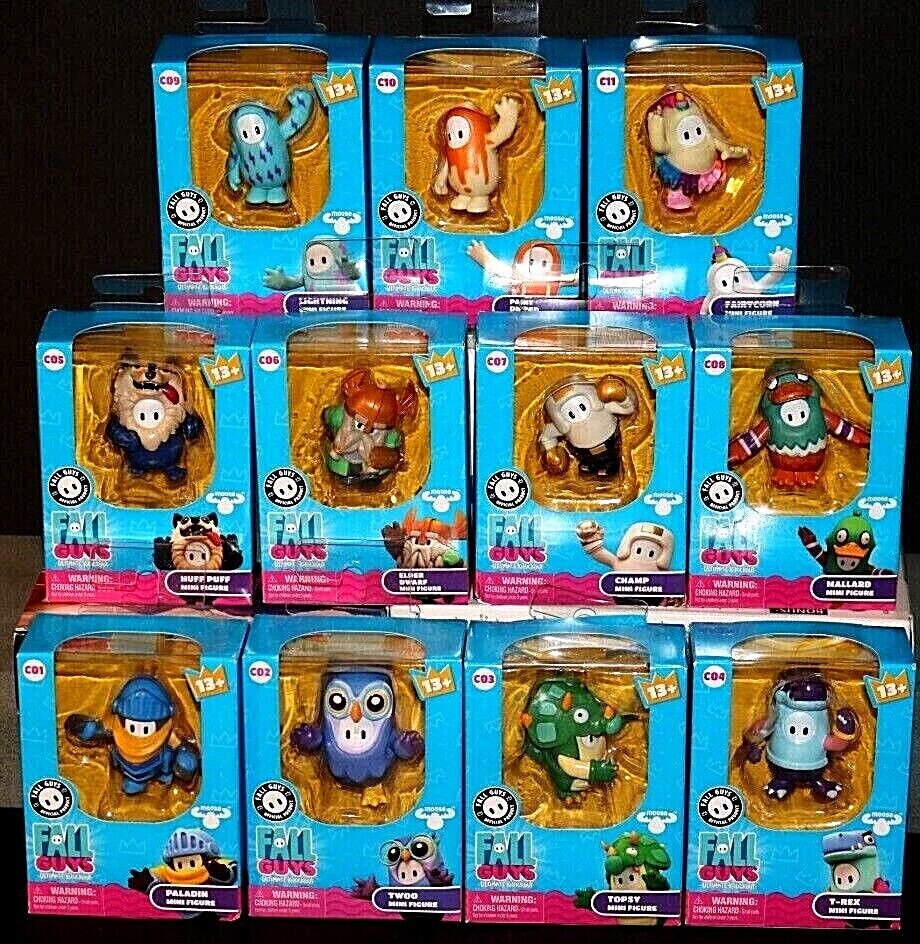 Fall Guys Single Pack Mini Action Figure T rex