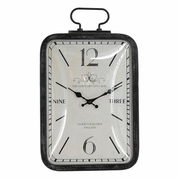 Wall Clock Versa MDF Wood/Metal (45,5 x 6 x 25,5 cm)