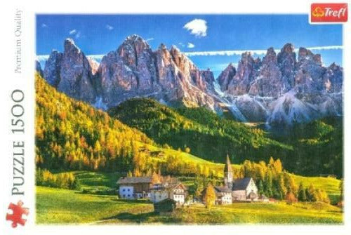 Trefl Val Di Funes Valley Dolomity Itálie 1500dílné puzzle