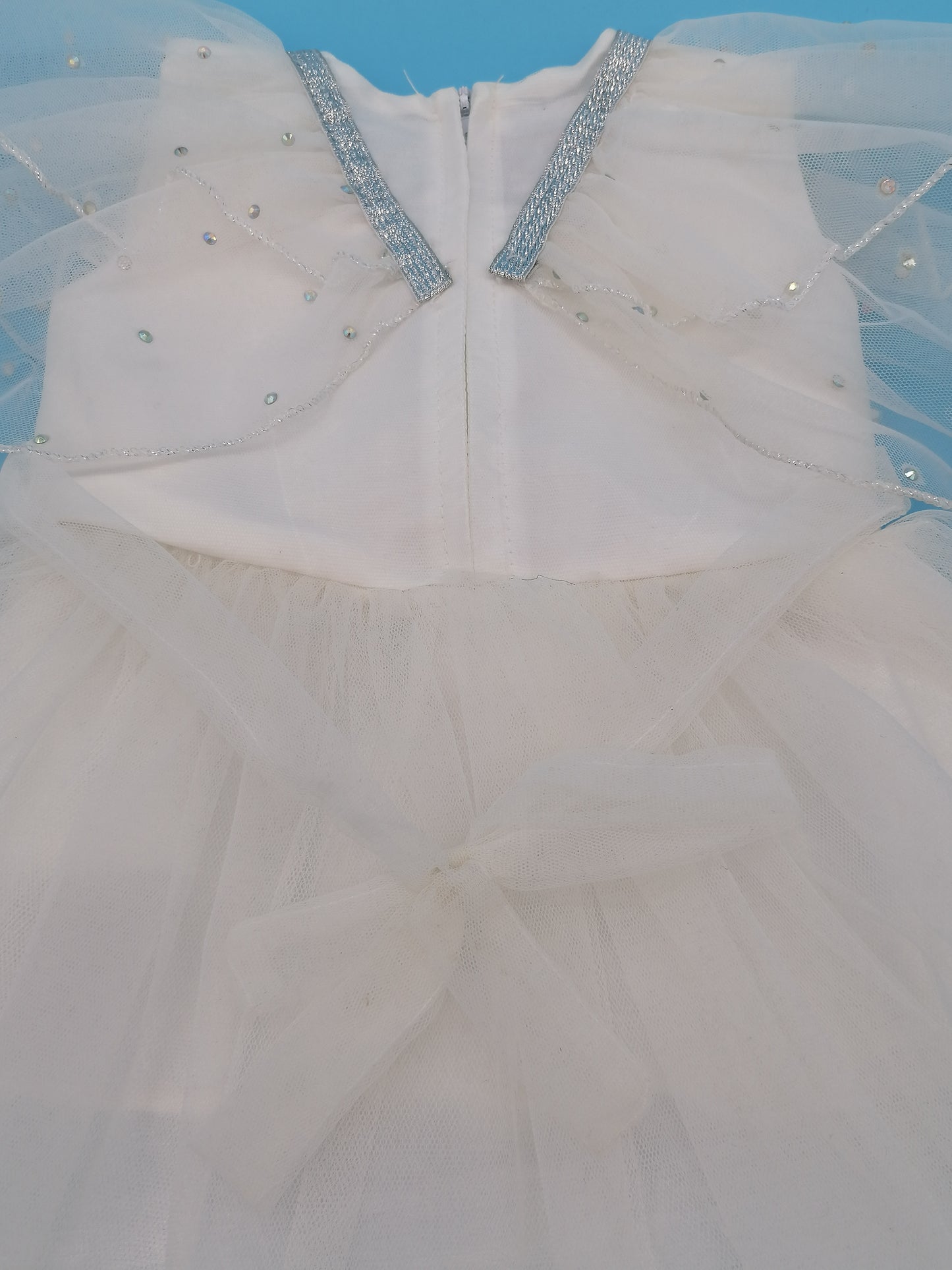 Beautiful Embroidered Christening/Wedding Baby Girls Dress 4 Sizes