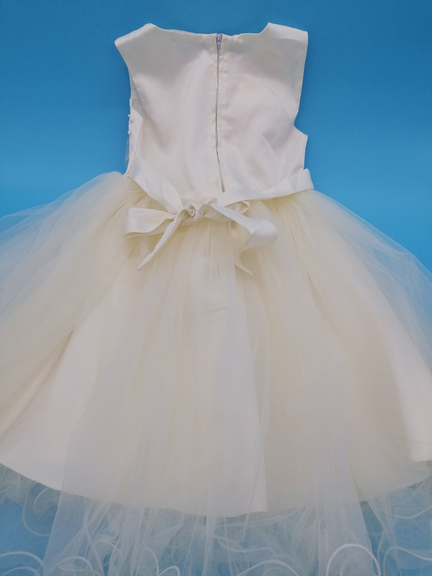 Amazing Embroidered Communion/Confirmation/Wedding Girls Dress 6 Sizes