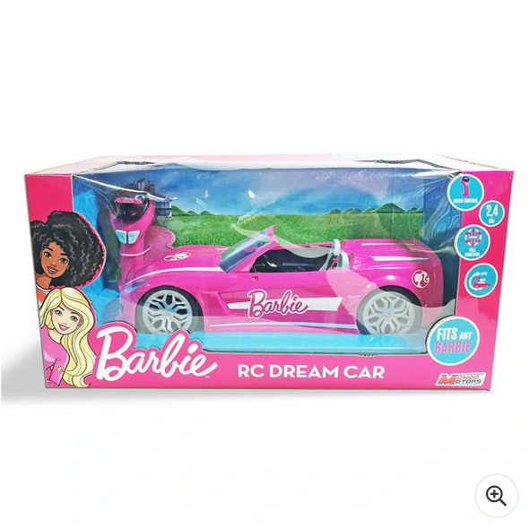 Vysněné auto Barbie s rádiovým ovládáním