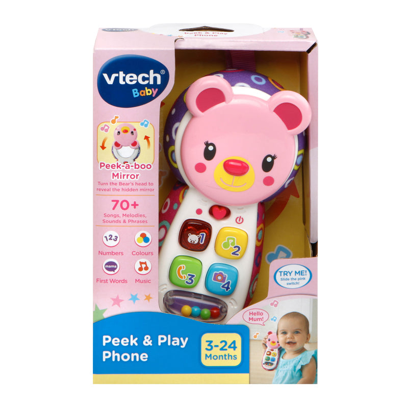 Telefon VTech Peek & Play růžový