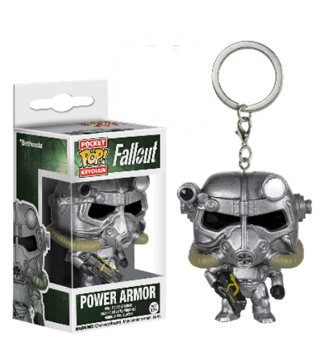 Funko Pop Keychain Power Armor Fallout