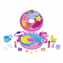 Load image into Gallery viewer, Polly Pocket Sparkle Cove Adventure Unicorn Floatie Compact Playset