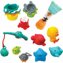 Load image into Gallery viewer, Set of Bath Toys Infantino Bath Set 17 Pieces underwater