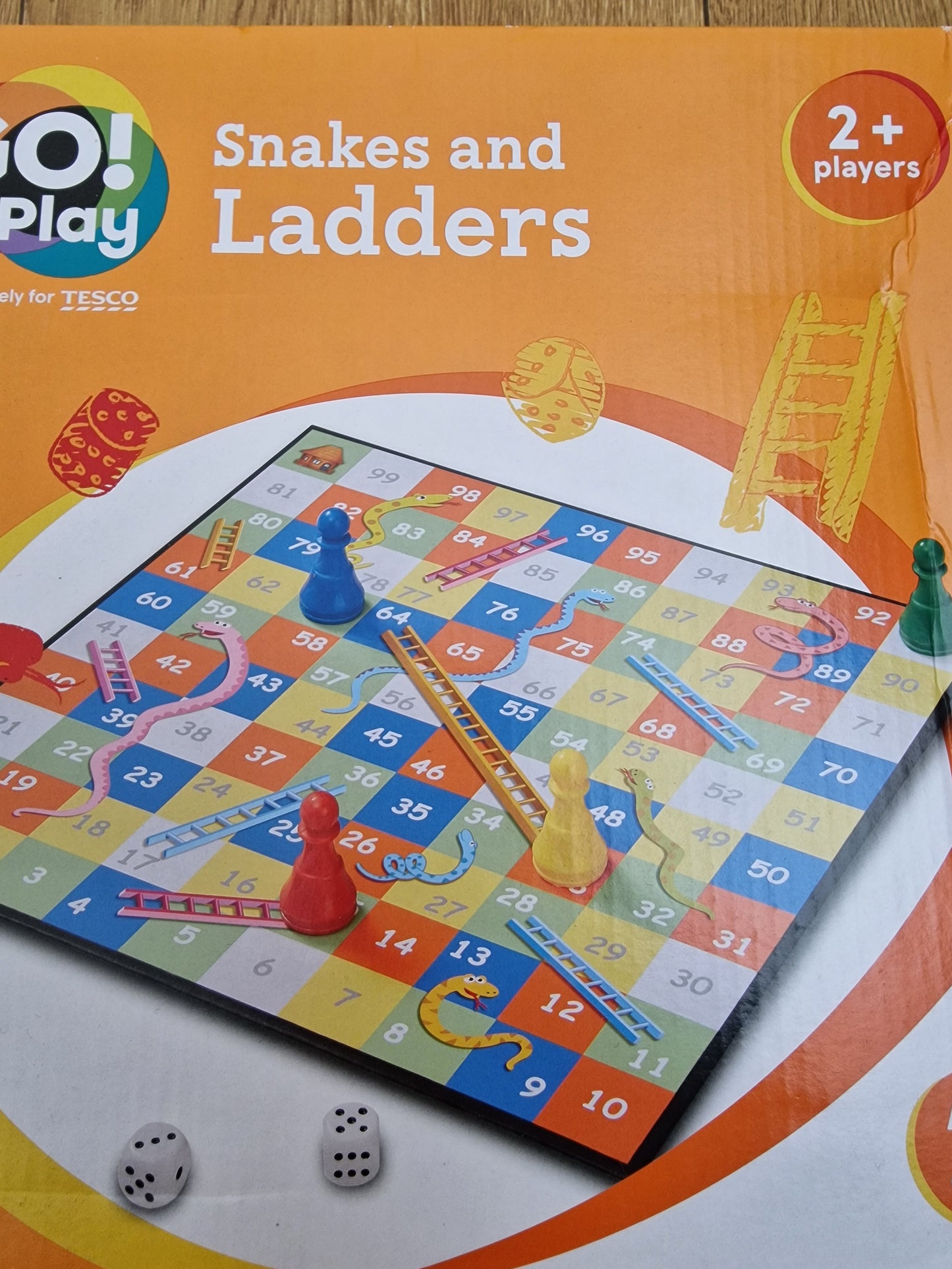 Snakes And Ladders Kids Board Game