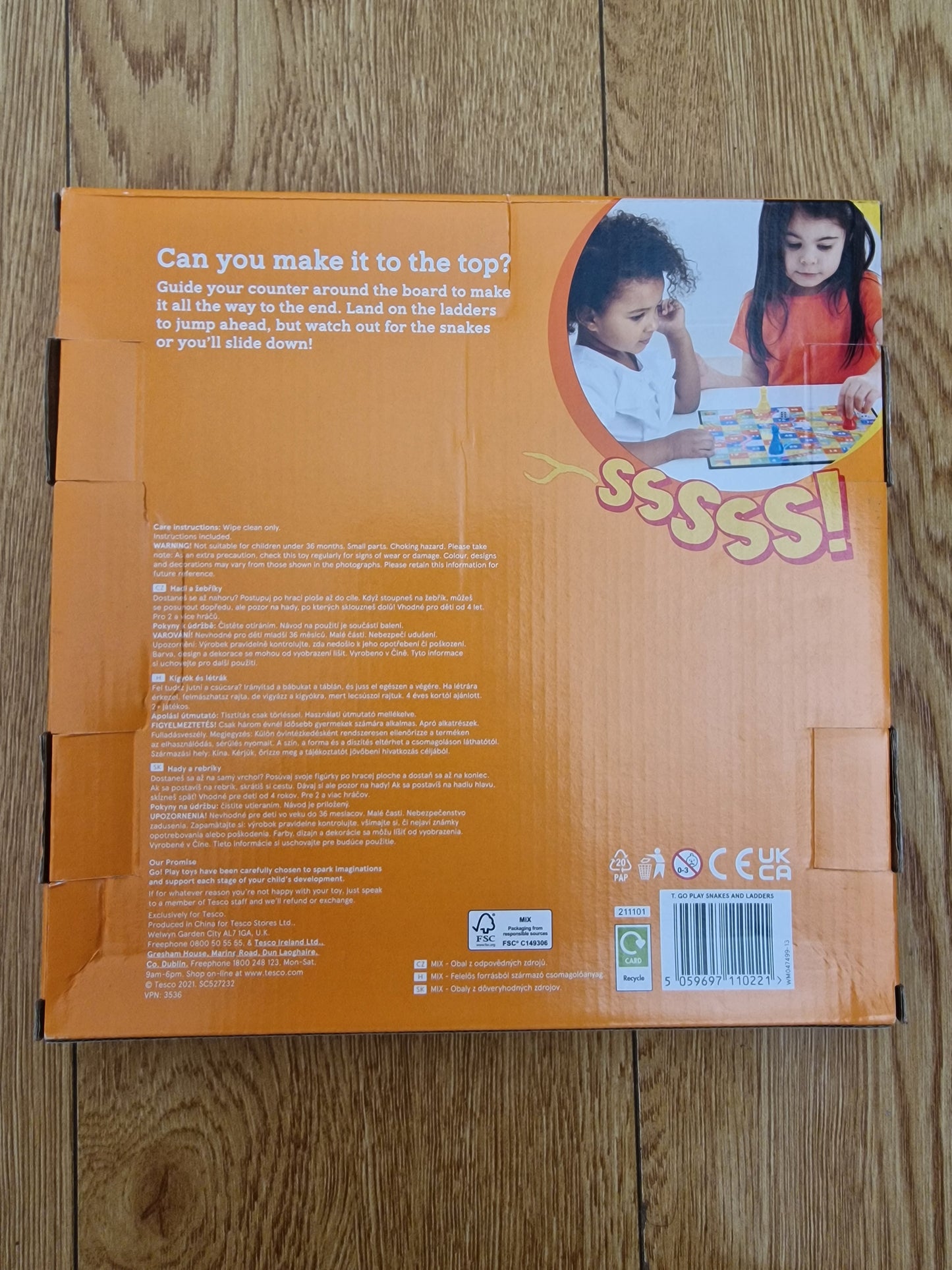 Snakes And Ladders Kids Board Game