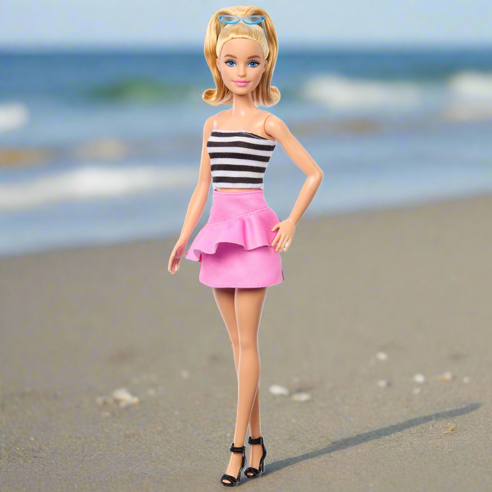 Barbie Fashionista Black & White Classic Doll