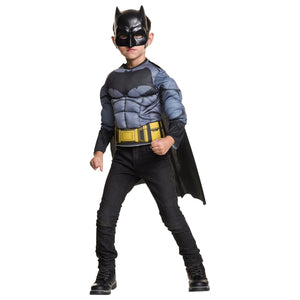 Justice League Batman Muscle Chest Costume  5 To 6 Years