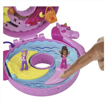 Načíst obrázek do prohlížeče Galerie, Polly Pocket Sparkle Cove Adventure Unicorn Floatie Compact Playset