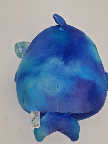 Squishmallows Sea Life Squad Cyan Whale, 7.5 Inch Plush