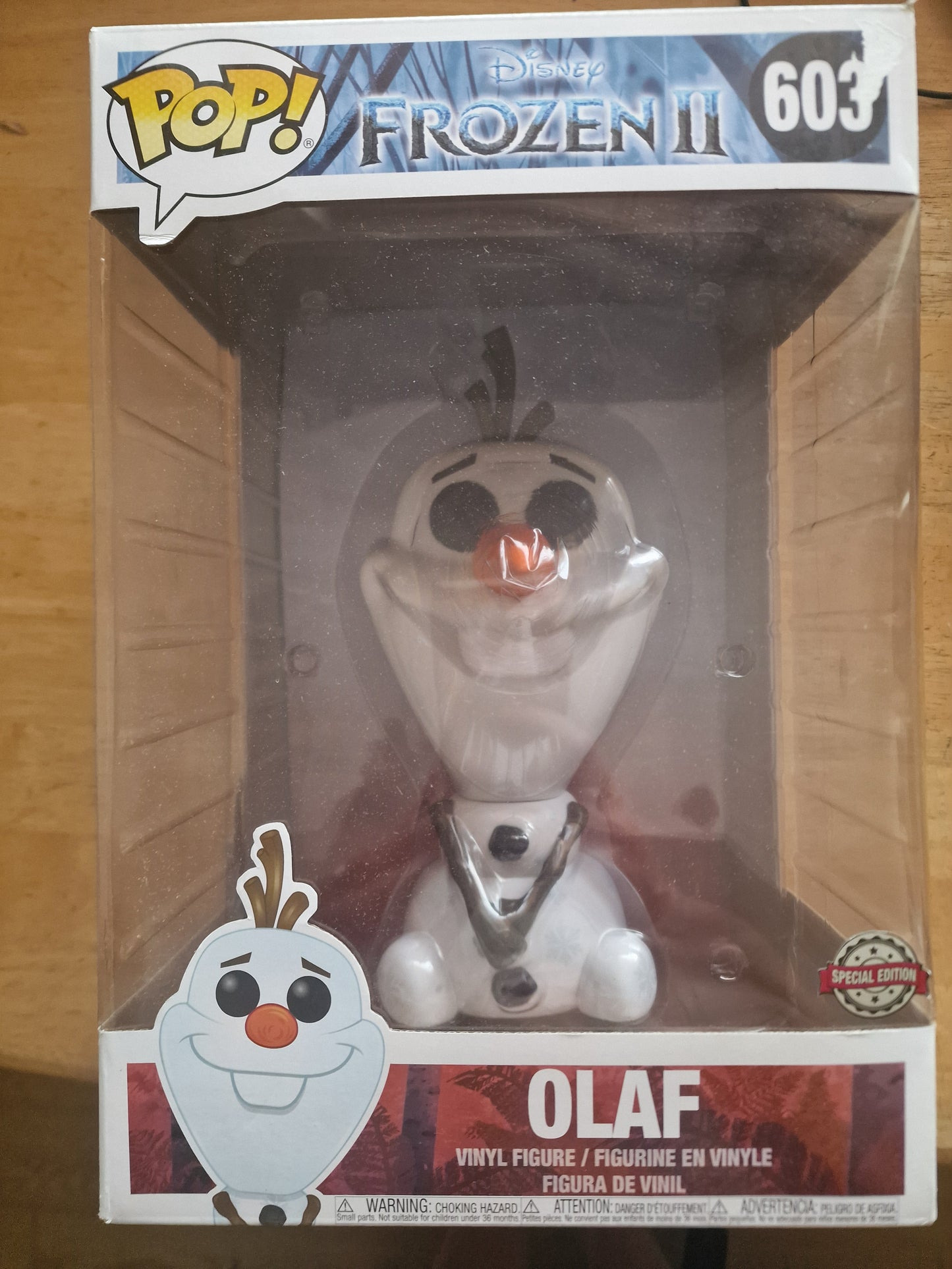 Funko POP! Vinyl 10" OLAF Disney Frozen Special Edition Exclusive 603