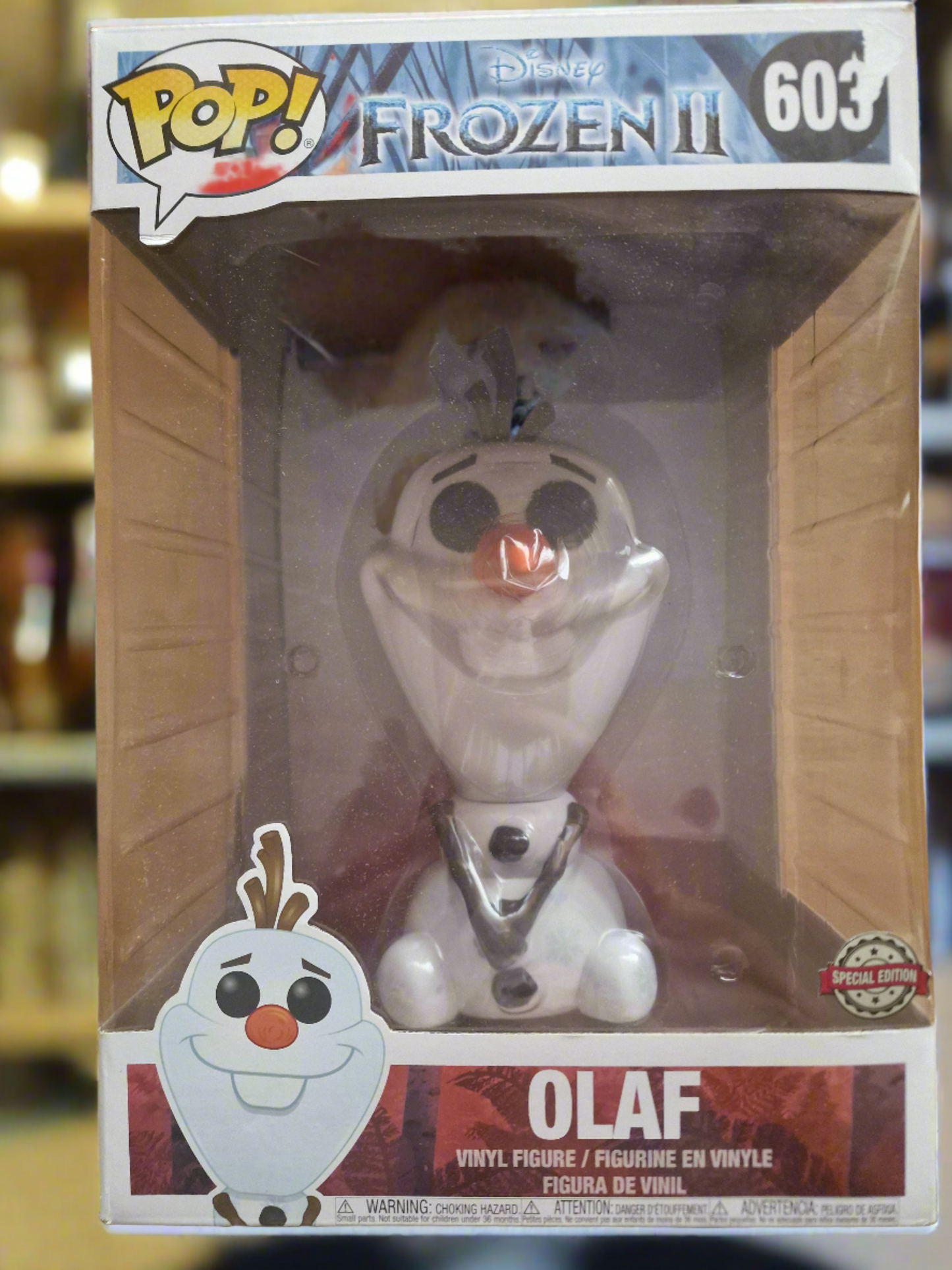 Funko POP! Vinyl 10" OLAF Disney Frozen Special Edition Exclusive 603