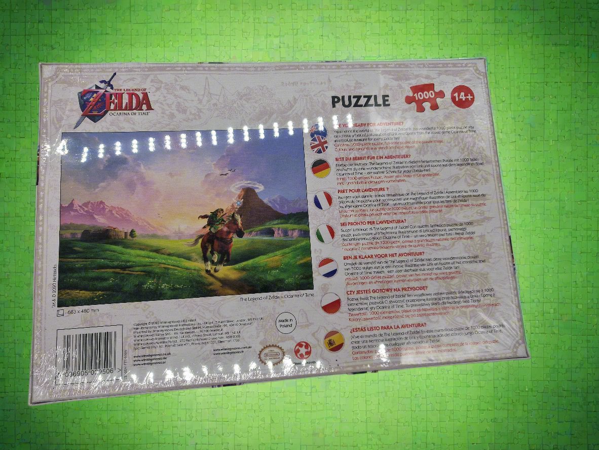 The Legend of Zelda Ocarina of Time 1000 Piece Jigsaw Puzzle