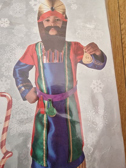 Christmas Nativity King/ Wiseman  Boy Costume 3/4 Years