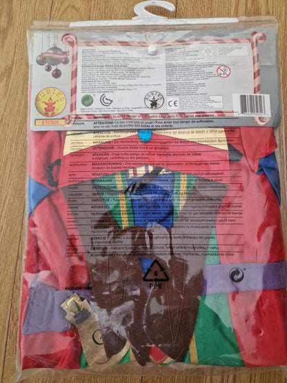 Christmas Nativity King/ Wiseman  Boy Costume 3/4 Years