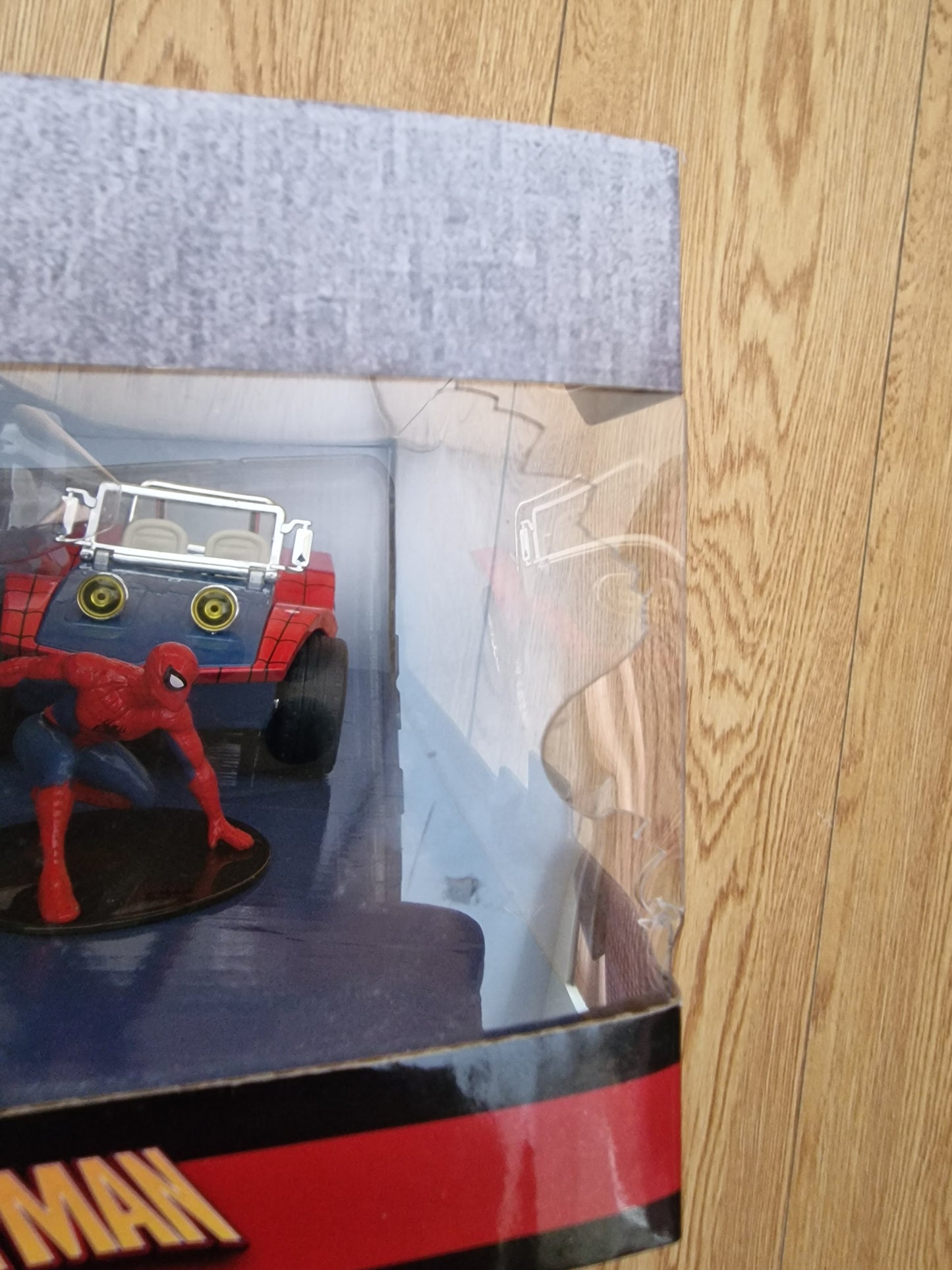 Marvel Spiderman Figure and Buggy 1:24 Scale Die Cast Figure