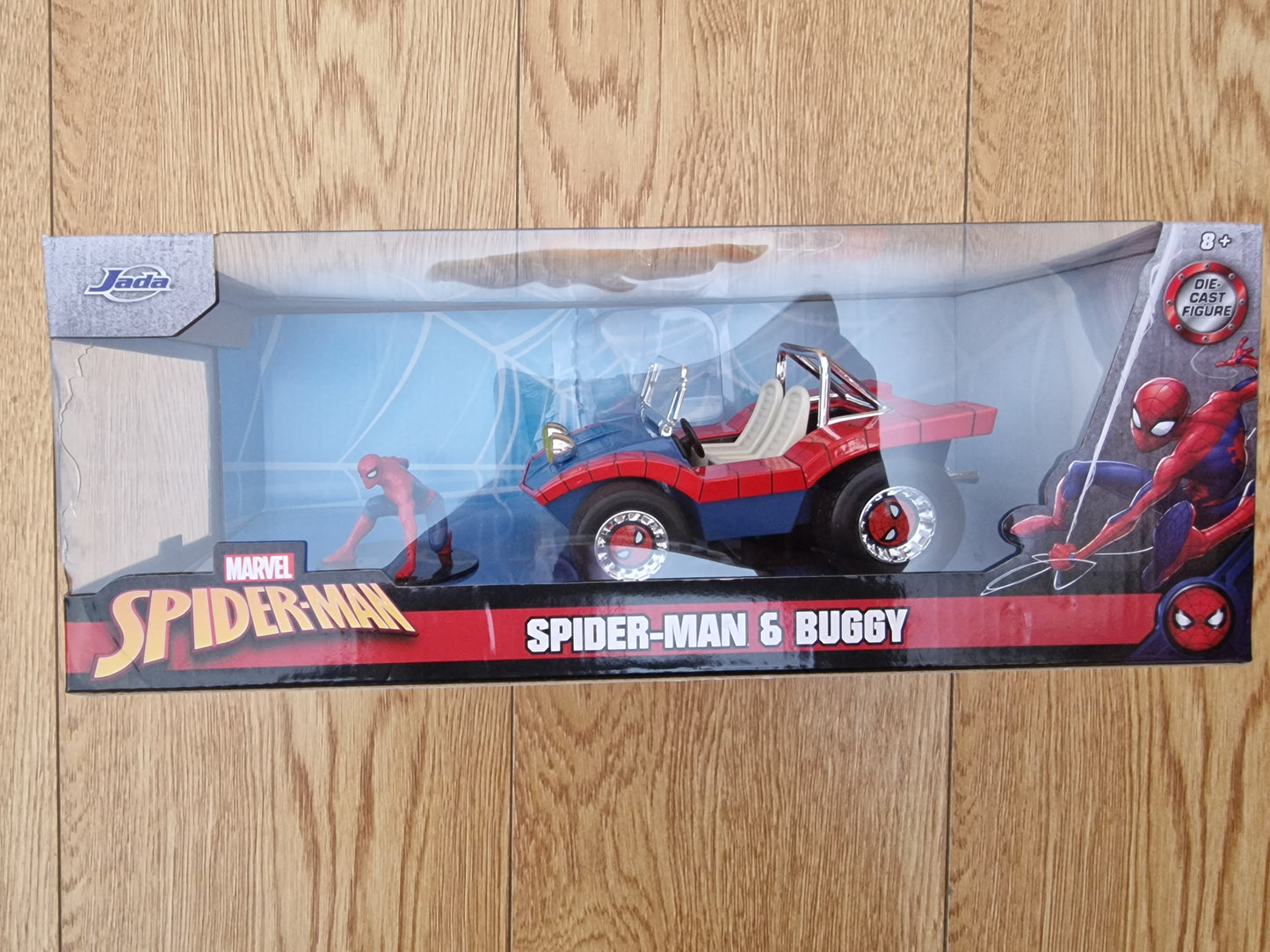 Marvel Spiderman Figure and Buggy 1:24 Scale Die Cast Figure