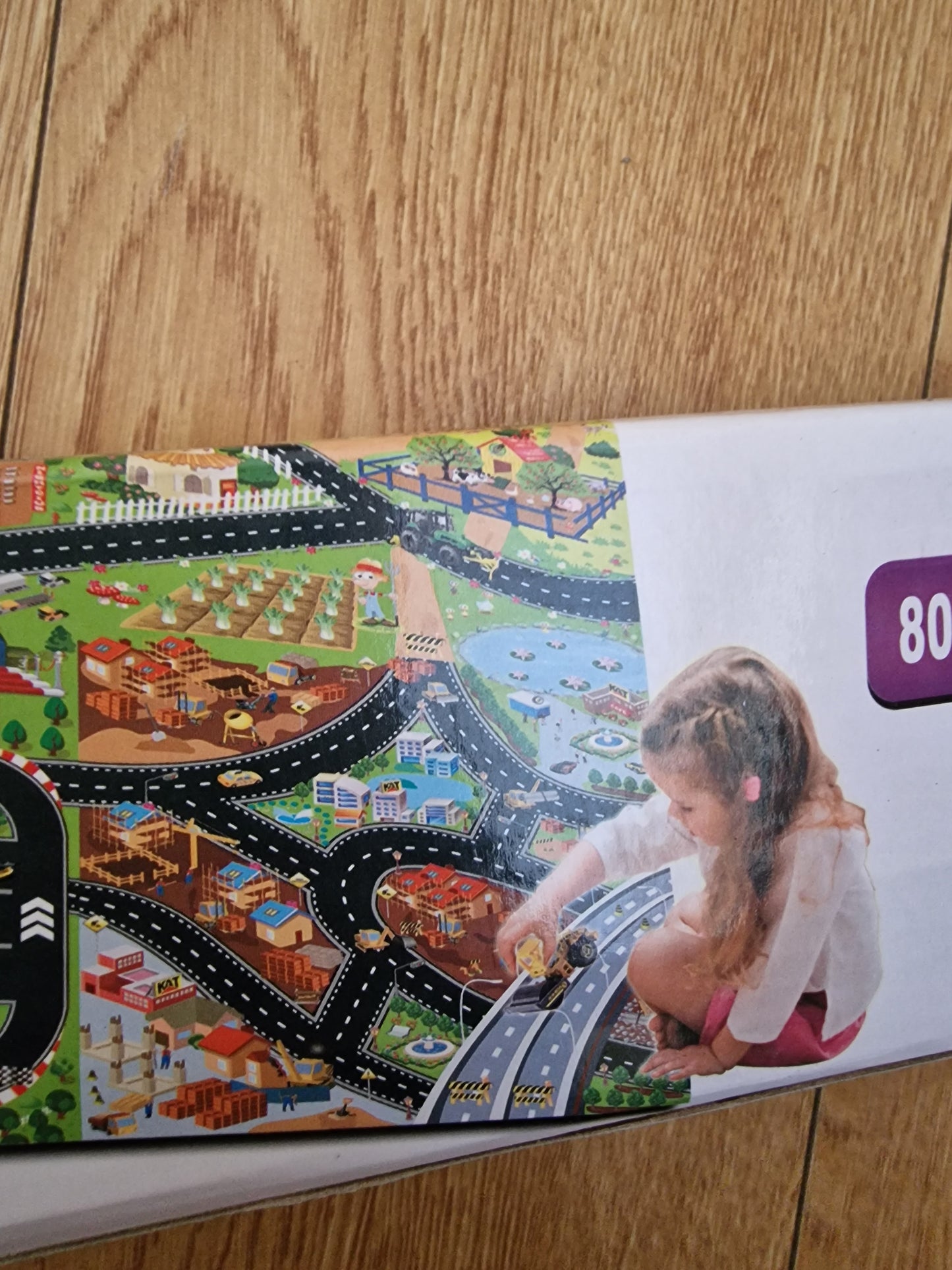 Dream Mat Farm With 2 Vehicles 80 x 70cm