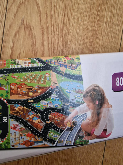 Dream Mat Farm With 2 Vehicles 80 x 70cm
