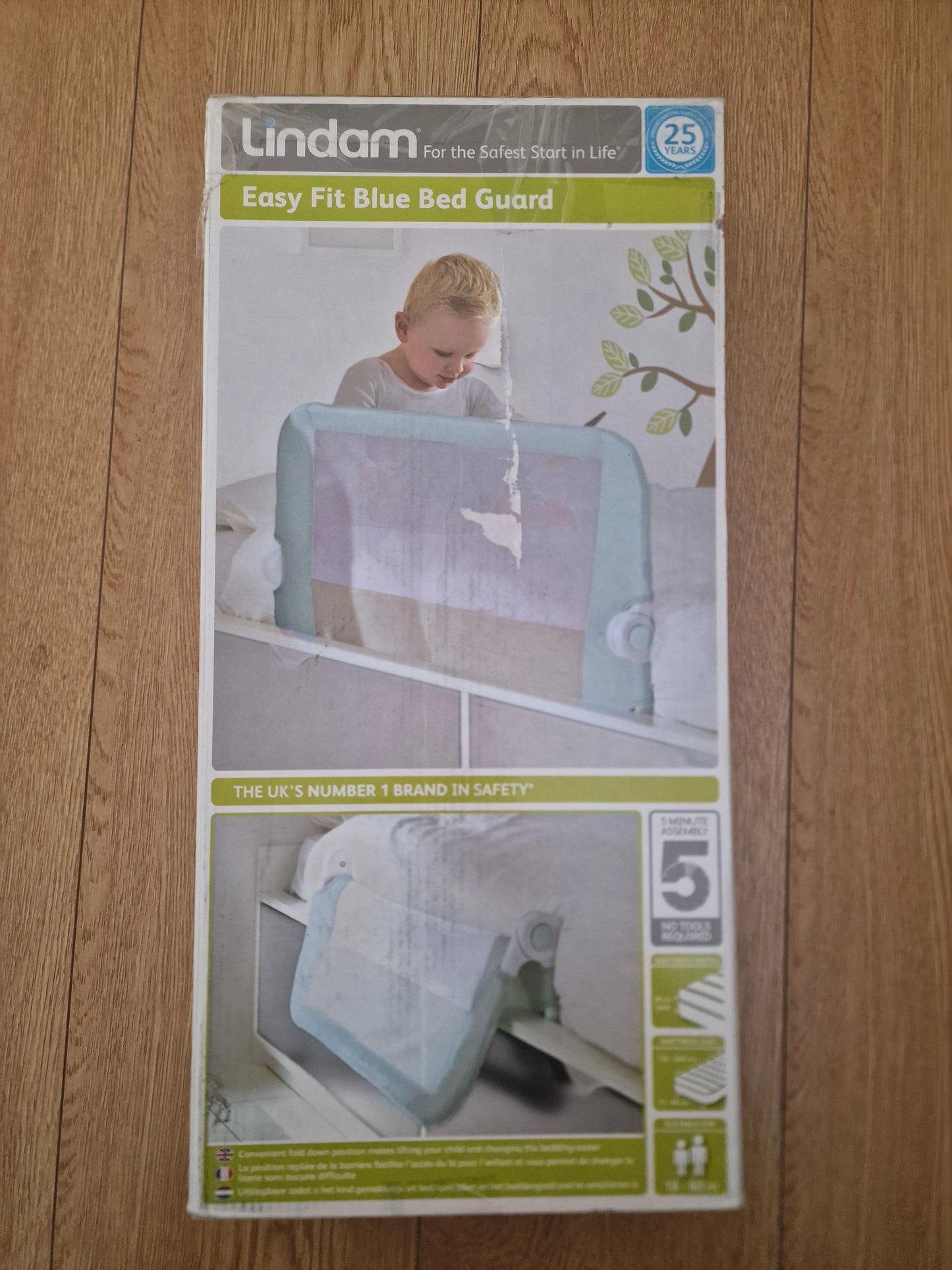 Lindam Easy Fit Baby Blue Bed Guard