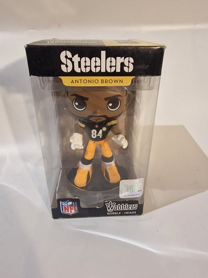 Antonio Brown Funko Wobbler 2016 NFL Pittsburgh Steelers Bobblehead NIB Rare