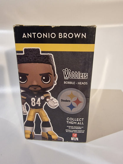 Antonio Brown Funko Wobbler 2016 NFL Pittsburgh Steelers Bobblehead NIB Rare