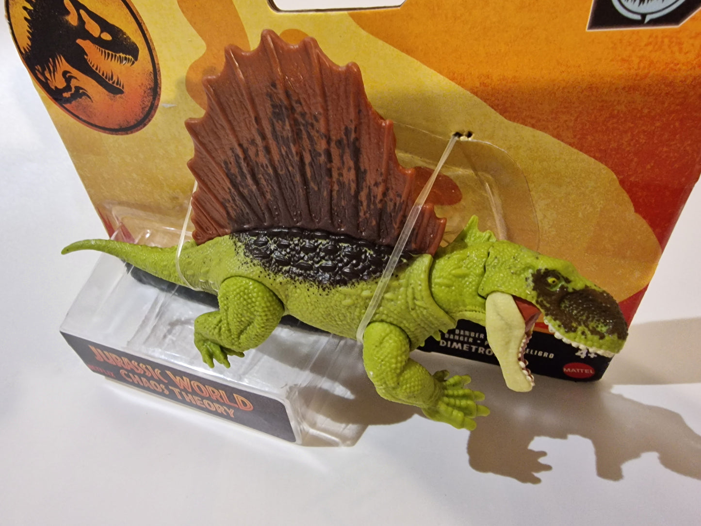 Jurassic World Chaos Theory Dimetrodon Dinosaur Figure Mattel Danger Pack NEW